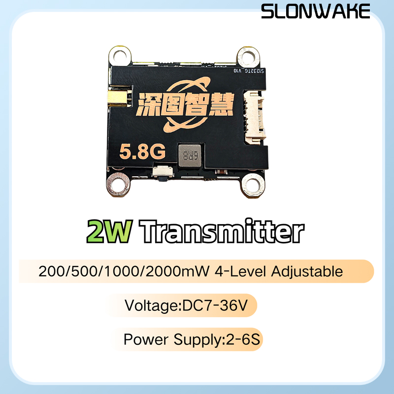 Transmisor VTX SLONWAKE 5.8G 5 - Drone Frame reseña y precio