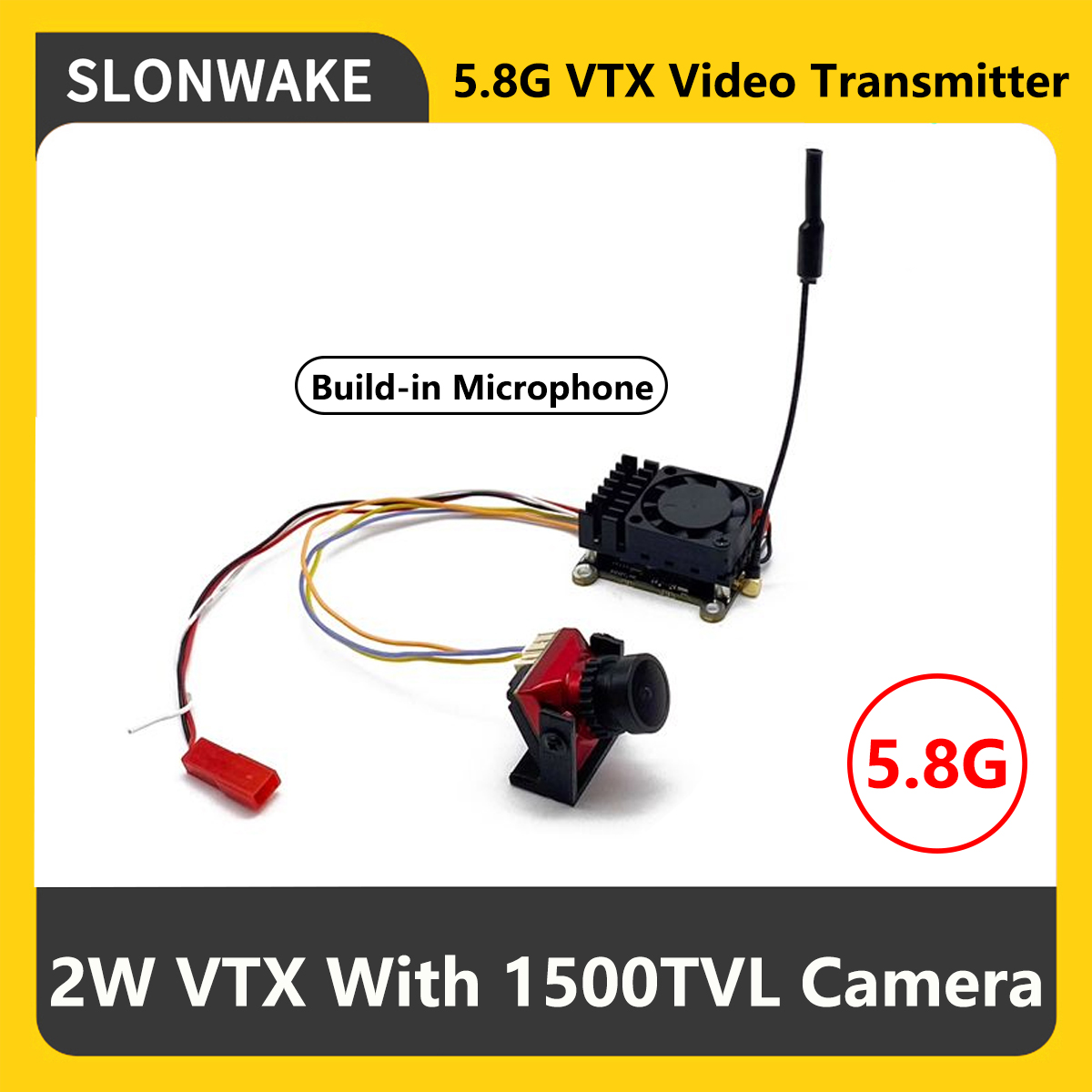 Transmisor FPV VTX SLONWAKE 5. - Drone Frame reseña y precio
