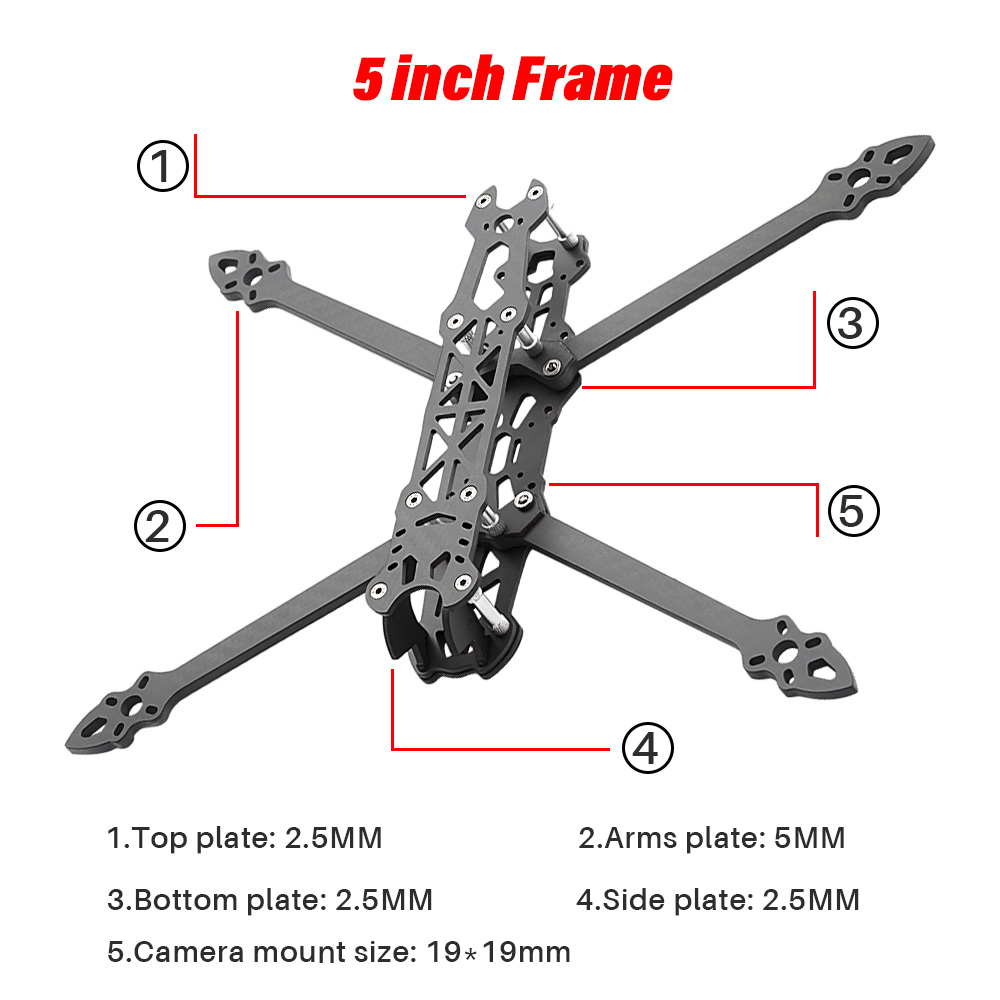 Mark4 5 pulgadas FPV Racing Dr - Drone Power Distribution Board reseña y precio