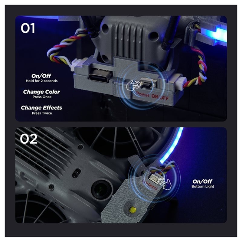 ¡NUEVO! A25P】 Tira de luz LED  - Drone Led Light reseña y precio